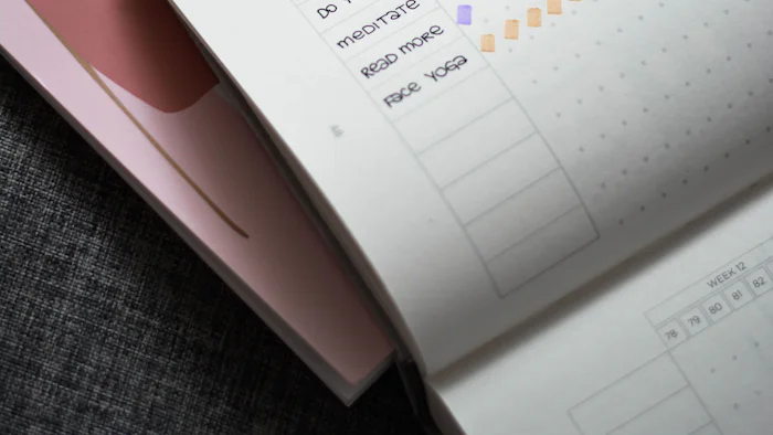 An open notebook ready for a comparison list