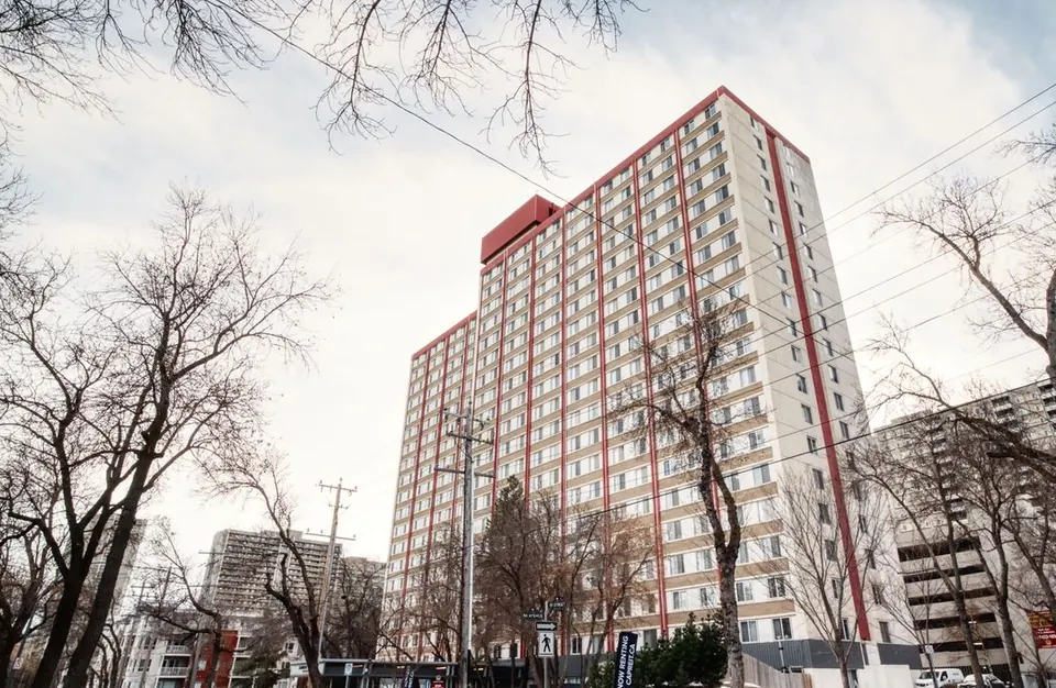Garneau Towers on 111 Street in Garneau, Edmonton